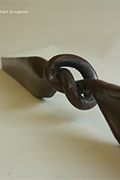 fotodocument bronzen beeld Vriendschapsknoop